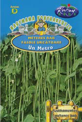218315 ilián (TAlizMáN) Nagy szemű salátabab! Késői, 2-3 m magasra növő nagy szemű tarkabab. Csak főveteményként termeszthető a hosszú tenyészideje miatt.