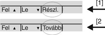 Kijelzések SA 07.2 SA 16.2/SAR 07.2 SAR 16.