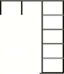 .. Sockelboden SBA1 1x9200,00 11x SI 7462 Stollen B 11x7100,00 SI 7570 SI 7570 133 191,5 35 Polcrendszer (154 cm magas elemekhez) 1x SI 7400 Abschlussboden AB3 1x15100,00 4x SI 7420