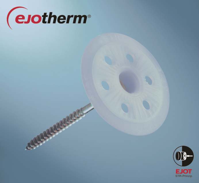 ejotherm STR H Prémium kategóriájú dûbel fára és fémlemezre Nemzeti mûszaki engedély (ÉME) fa alapú falszerkezetekre, valamint fémlemezekre (0,75 mm-es vastagságig) Süllyesztett szerelés