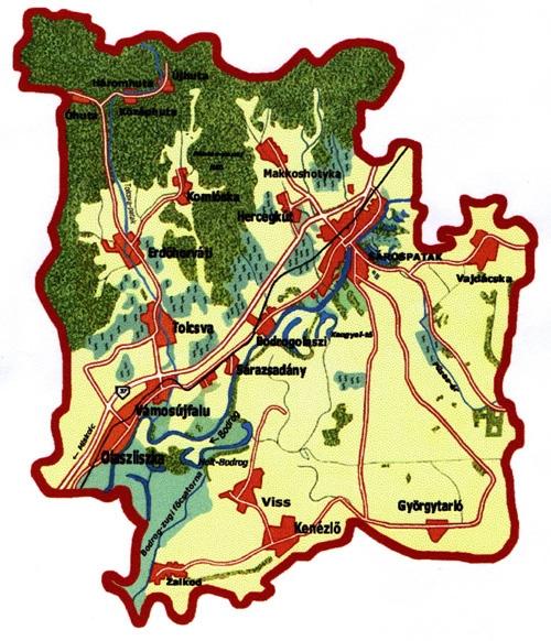 II. Helyzetelemzés II. 1. A Sárospataki Kistérség földrajzi elhelyezkedése A Sárospataki Kistérség Borsod-Abaúj-Zemplén megye keleti részén, a hajdani történelmi Zemplén vármegyében helyezkedik el.
