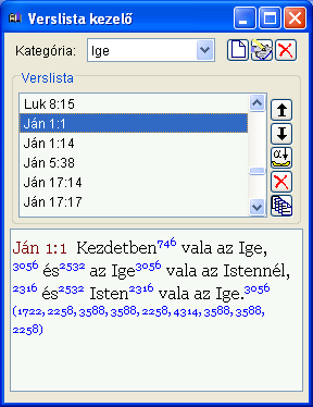 verslistákat ill.