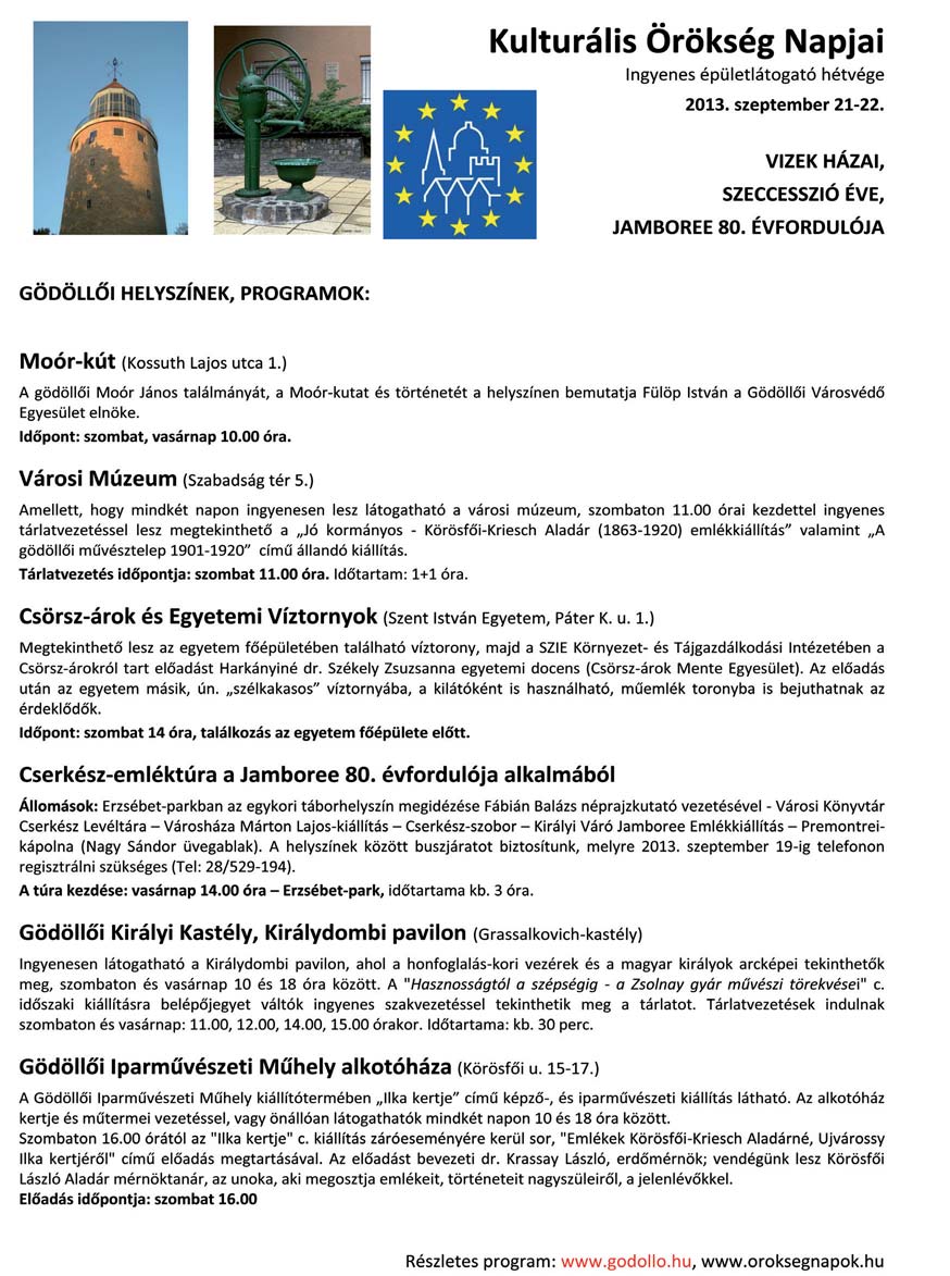 6 Gödöllői Szolgálat Város Kép 2013. szeptember 10.