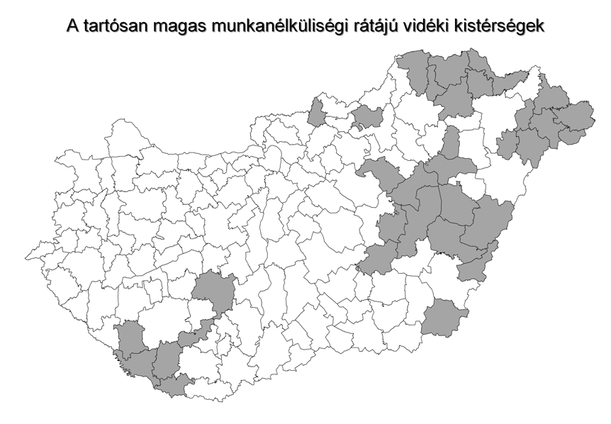 megoszlás 61,7%, ezzel szemben a tartós munkanélküliségű kategória ugyanezen megoszlási értéke 89,2%!