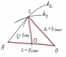 6. Szerkeszd meg a PRQ háromszöget, ha adott: PR = 7 cm, m q = 4 cm (a háromszög q oldalához tartozó magasság), PRQ = 45.