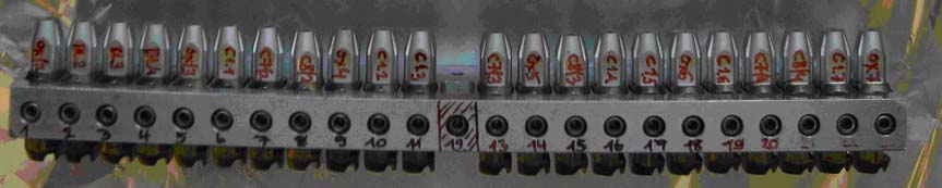 A: Ion Source; B: Low Energy Mass Spectrometer; C: Accelerator; D: High Energy Mass Spectrometer; E: Electrostatic Analyser; F: Gas