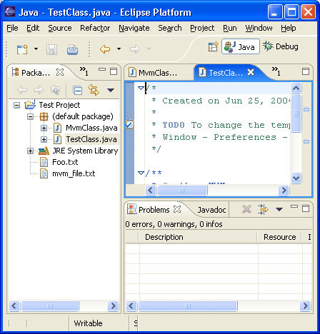 26.Java fejlesztőeszközök 257. oldal 26.3.2 Az Eclipse beszerzése és üzembe helyezése Java fejlesztéshez mindenekelőtt a http://www.eclipse.