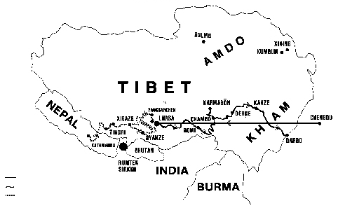 271 TITKOS UTAZÁS KELET-TIBETBEN repülõ út a titkos