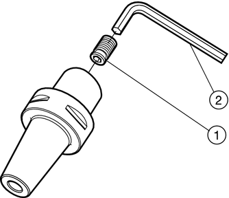 SZRSZÁMRNDSZRK Pótalkatrészek - Coromant Capto - orgó Coromant Capto zsugorszorítású csatlakozó Cx-391.19 Cx-391.19 1 2 1) Átalakítók Weldon szárakhoz Cx-A391.20 Állító csavar Kulcs (mm) Cx-391.