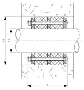 Beépítési javaslat: - Közvetlenül faláttörésbe, vagy védõcsõbe - Utólagos kialakításra - Aplex Mono falátvezetéssel kombinálható vastagabb falszerkezeteknél - Lejtéses csõvezetékek átvezetésére is