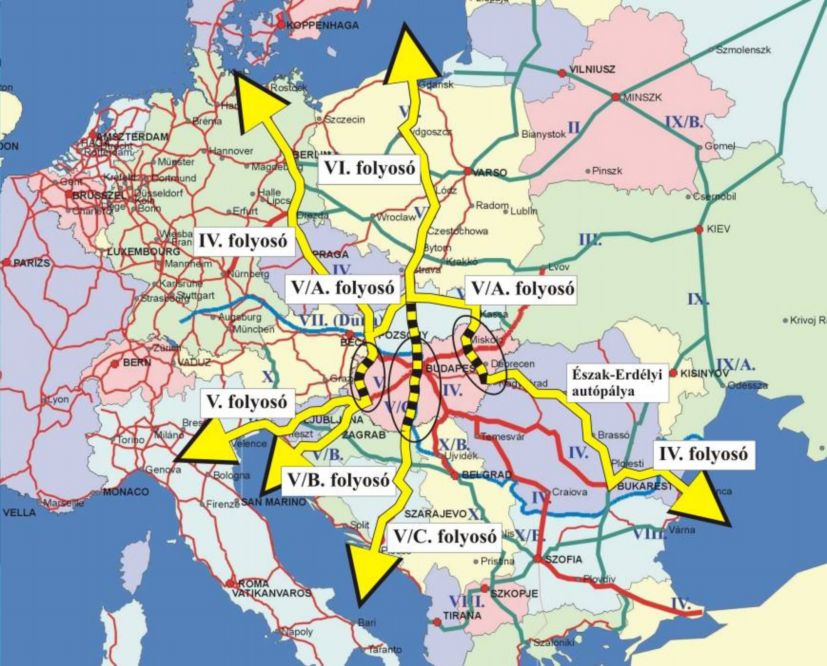A mai Nyugat-Magyarország területén végighúzódó útvonal már a római időkben hadi és kereskedelmi szempontból kiemelkedően fontos közlekedési útvonal volt, amely "Borostyánkő út" néven a Baltikumot