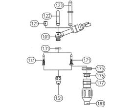 AWI munkakábel alkatrészek Hegesztőpisztolyok AWI - B AWI B-150 G AWI B-150FG AWI-B 260 W AWI-B 200 G AWI-B 450 W AWI-B 450 W SC Kopó alkatrészek Poz. Pozició megnevezése Pozició jelzése 1.