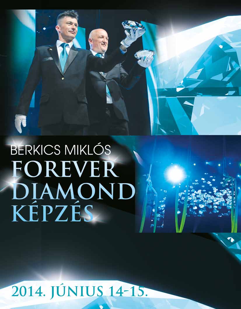 Dr. Milesz Sándor ország igazgató és Berkics Miklós Gyémánt manager kiváló hírekkel nyitja meg a nyári Gyémánt Képzést.