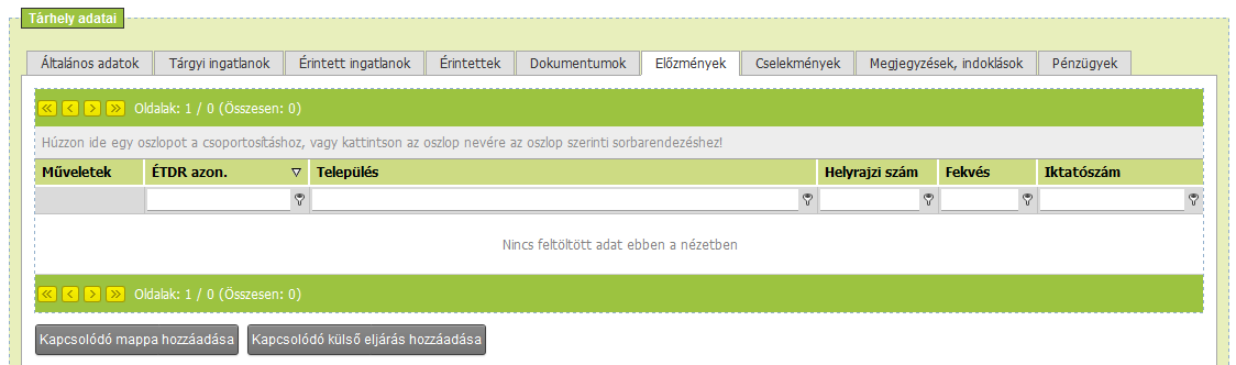 lapja tartalmazza, de ezeket az adatokat a hatósági ügyintézőknek kell rögzíteniük. (15. ábra) 15.