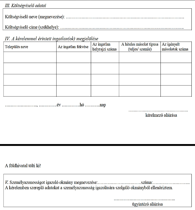 jogcímen részesül díjmentességben. 1 Az űrlapon piros színnel jelölt mezőket kötelező kitölteni!