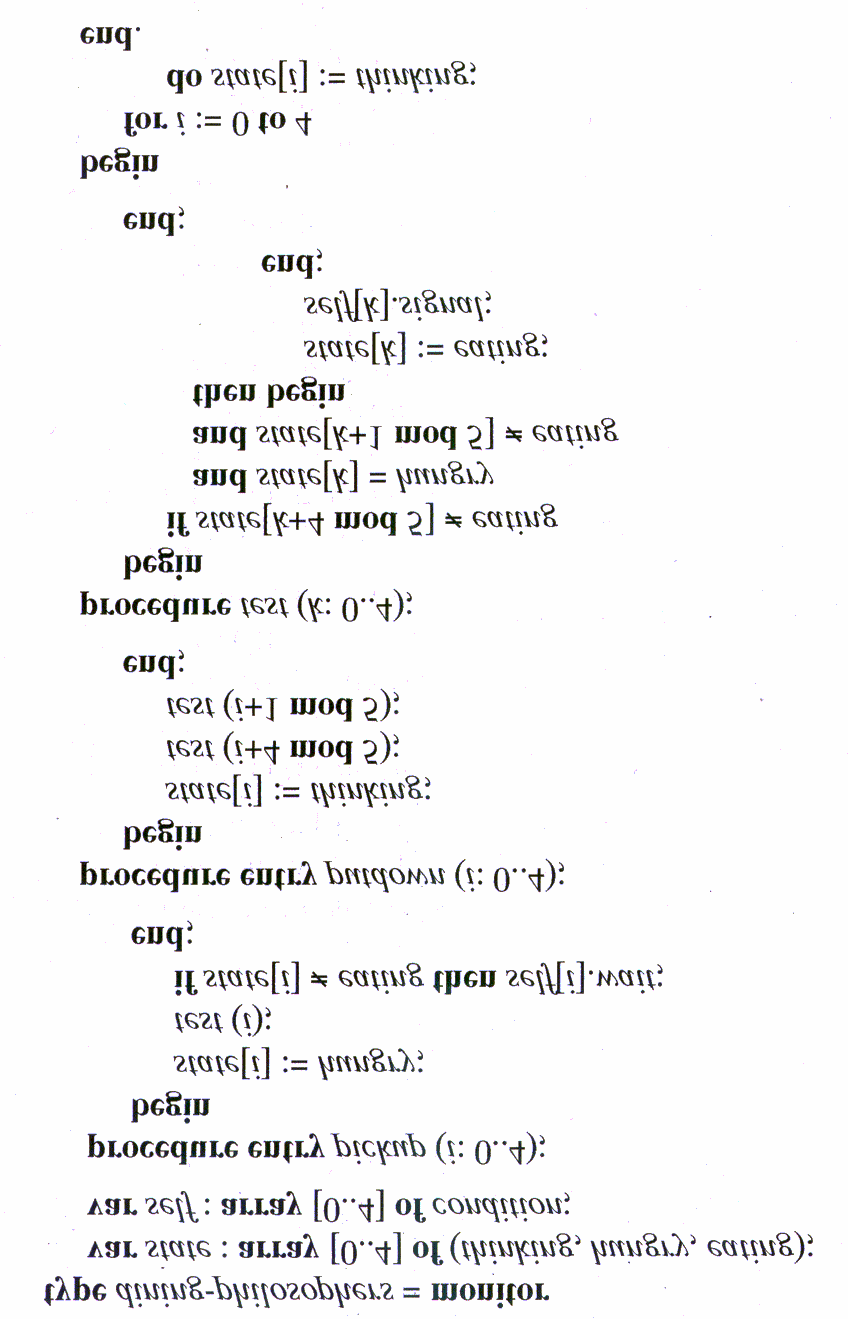 Példa: A dining philosophers