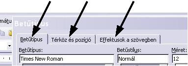 ábra: Listadoboz A legördülő listadobozba a szövegek listájából csak egy látszik. A többi legördítés után lesz elérhető. 14.