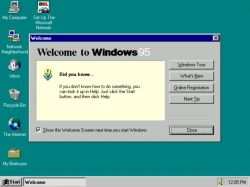 modern, 32-bites világba megtenni, hogy közben ne kelljen a régebbi platformokra készült alkalmazásaik futtatásáról lemondaniuk "Üdvözli a Windows 95" A Windows 95-öt a Microsoft egy a korábbi
