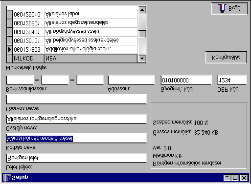 Medvision 3.0 for Windows II.