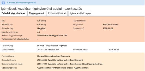 A (1) Határozat rögzítése fülön adja meg a határozat adatait!