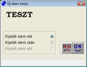 az Új elem beszúrása ( )