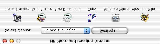 1 2 3 4 5 6 7 8 A Director for Macintosh OS9 és OSX rendszerben lehet ség cél 1 Unload Images (Képek áttöltése): Áttölti a képeket egy fotókártyáról.