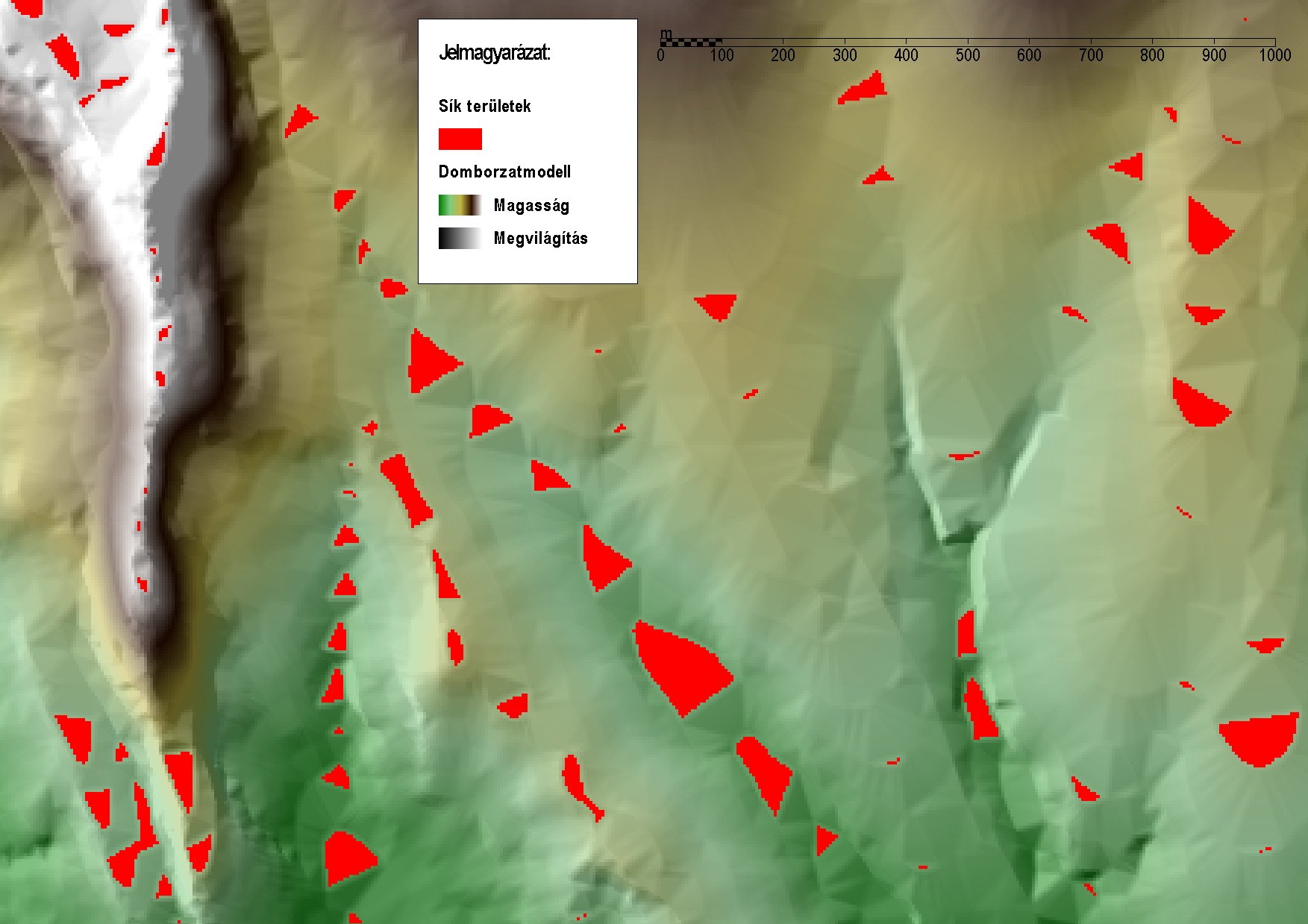 II.1.1.C. DDM-5 Az EOTR 1:10 000-es méretarányú topográfiai térképek magassági ábrázolásából levezetett digitális domborzatmodell 5 * 5 m-es felbontással.