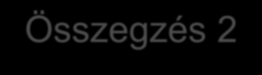 Összegzés 2 Meghatározandó molekula Ellenanyag Extrakciós módszer Gyártók Határértékek Új módszertan (pl.