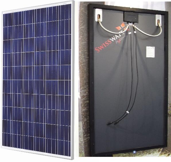 Hibrid napelem monokristályos PVT napkollektor villamos energia és közösségi és társasházak, valamint családi házak elektromos és HMV előállítására, hőszivattyúkkal való összekapcsolása esetén a
