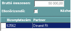 Műveletek 52 Azonban döntésre csak akkor kerül a bizonylat, ha mi ezt állítottuk be a programban.