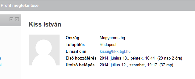 2 Kurzusok A kurzusokhoz a főoldalon keresztül vezet az út, első lépés, hogy azonosítanunk kell magunkat.