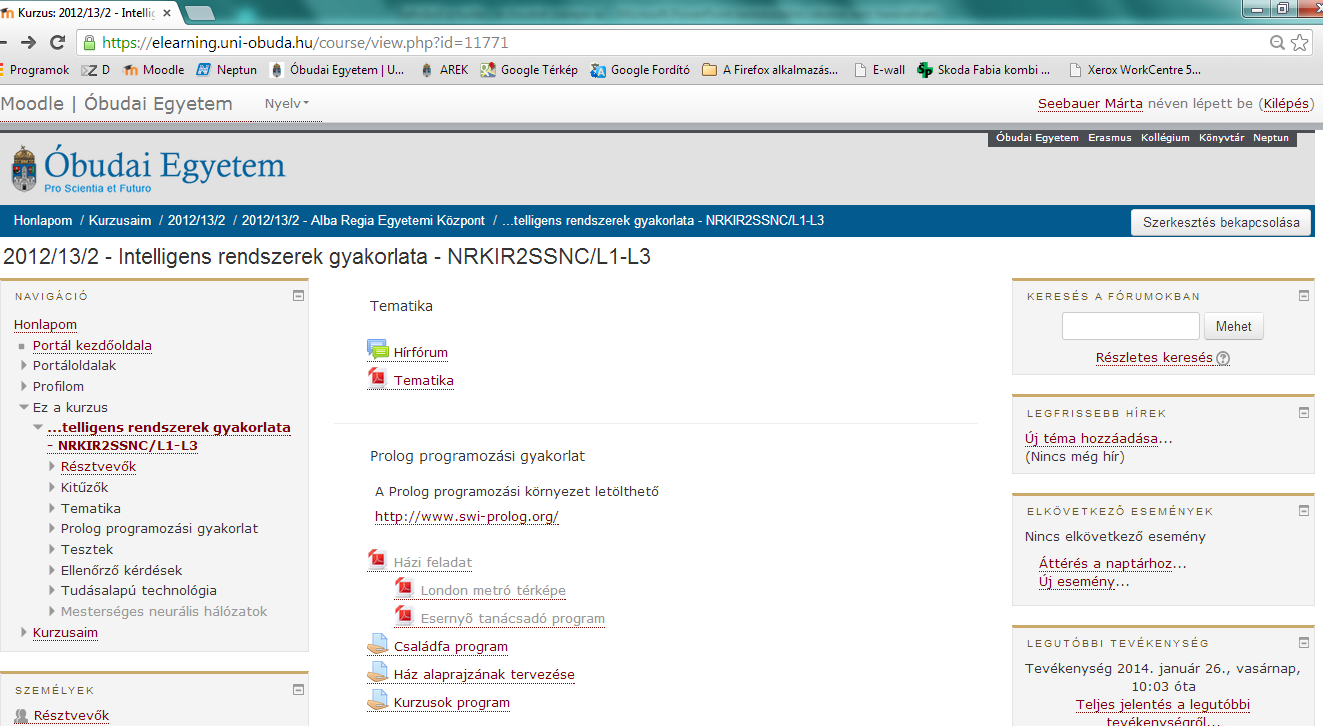 E-learning privát felhőben