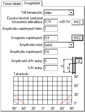 4 3. Változások a helyiségeknél A helyiség felépítésére, illetve a határoló szerkezetek adatainak módosítására szolgáló ablaknál tapasztalunk változásokat, az üvegezett szerkezetek esetén.