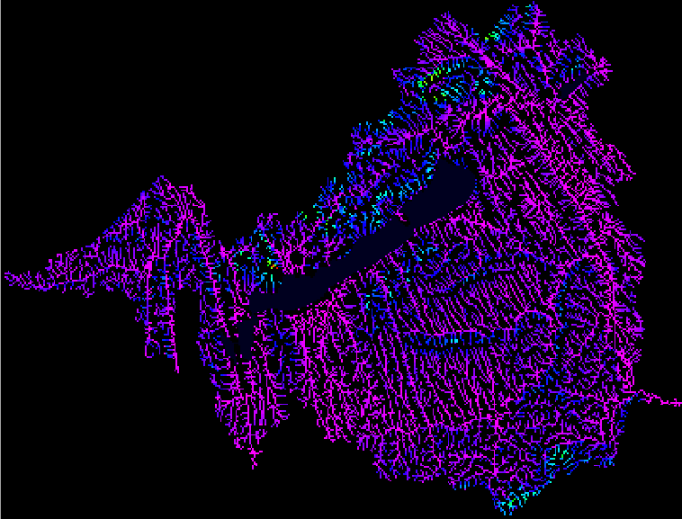 DIWA (DIistributed WAtershed) A vízgyűjtő leírásához szükséges adatok: digitális domborzati modell; felszín lejtése, felszíni összegyülekezési és vízfolyások hálózata, mederjellemzők (lejtése,