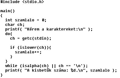 14. Írjunk programot, mely meghatározza egy billentyűzetről beolvasott természetes szám prímtényezős felbontását! 15.