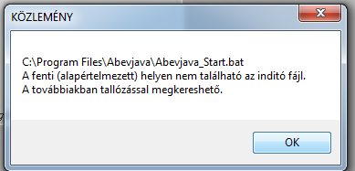 Mindezek után a Munbér15 programban a következő beállításokat még el kell végezni, hálózati használat esetén minden munkahelyen, de egy gépen csak egyszer.