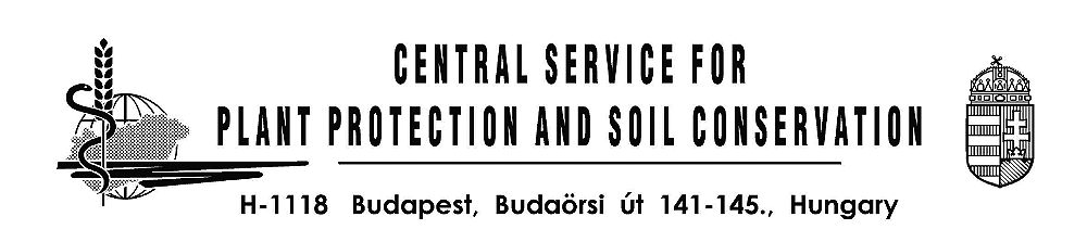 Subject: Reporting with reference to Article 8 (4) of Dir(4) of Directive 91/414/EEC Mail box: H-1519 Budapest Pf.