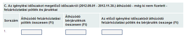 Az űrlap a VI. SZAKMAI KOMPETENCIÁK FELJESZTŐ OKTATÁSÁT VÉGZŐ TANÁROK FELZÁRKÓZTATÁSI PÓTLÉKA ÉS JÁRULÉKAI IGÉNYLÉSÉNEK ÉS PÓTIGÉNYLÉSÉNEK RÉSZLETEZÉSE rész B.