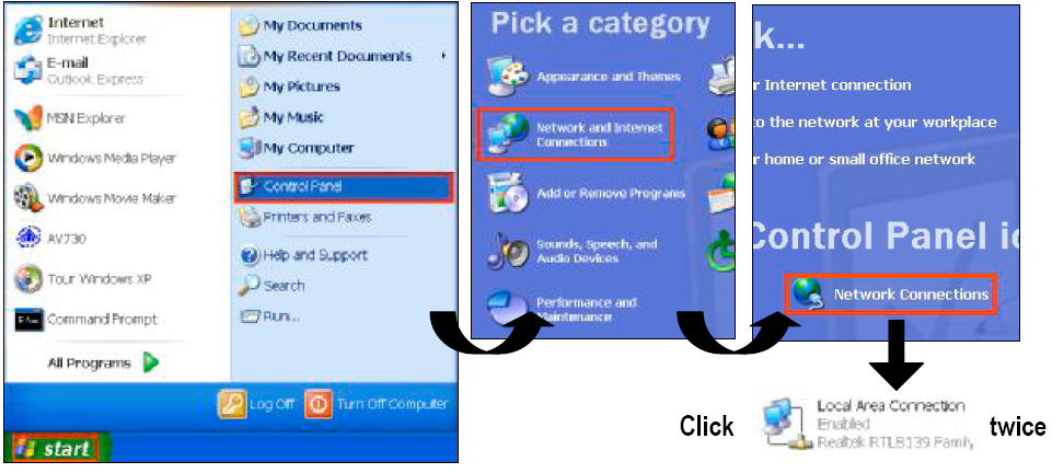 Csatlakoztassa számítógépét a Videó Web Server-hez keresztkábellel (LAN).