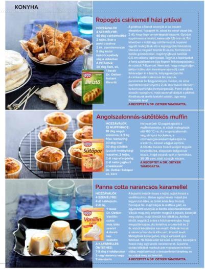 Nők Lapja magazin Konyha rovat Séfek és bloggerek receptjei A rovat teljes terjedelme: általában 3 oldal, 7 recept Szponzorálható felület: RECEPT (db), egy recept mérete min. 1/3 oldal.