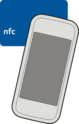 Tipp: Az NFC címkék különféle információkat (például telefonszámot és névjegykártyát) tartalmazhatnak.