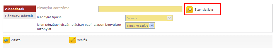 A megjelenő képernyő 4 oldalból áll, melyek között a képernyő bal oldalán található fülekre való kattintással navigálhat.