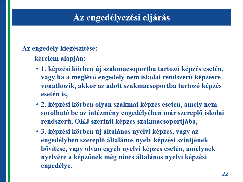 Áttekintés az új felnőttképzési törvényről és végrehajtási rendeleteiről szakértők és felnőttképzési programszakértők közül kell kirendelnie.