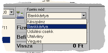 I I. P É N Z T Á R I J E G Y É R T É K E S Í T É S 2) A Befizetett mezıbe beíródik a teljes fizetendı összeg, tehát ide most nem kell semmit írnia.