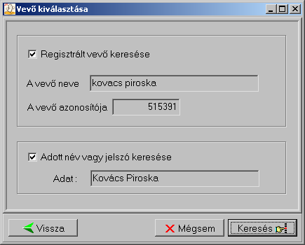 I V. E G Y É B J E G Y M O Z G Á S O K Válassza itt ki a kívánt nevet, majd kattintson a