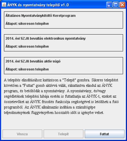 ÁNYK53. Az Általános nyomtatványkitöltő (ÁNYK), a személyi jövedelemadó  (SZJA) bevallás és kitöltési útmutató együttes telepítése - PDF Ingyenes  letöltés