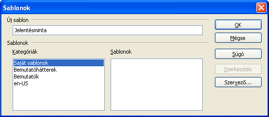 10 10. SABLONOK A sablonok új dokumentumok mintájául szolgáló állományok. Formázott szöveget, stílusokat, makróprogramokat tartalmazhatnak.