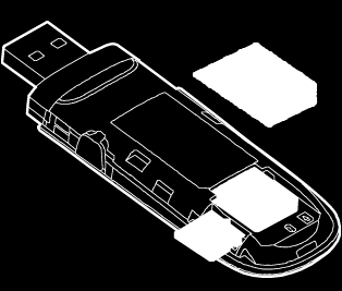 2. A upc mobilinternet stick telepítése 2.1. Első lépések 1. Távolítsa el a csomagban található upc mobilinternet SIM kártya védőfóliáját. 2. Törje ki a chippel ellátott SIM kártyát a perforáció mentén.