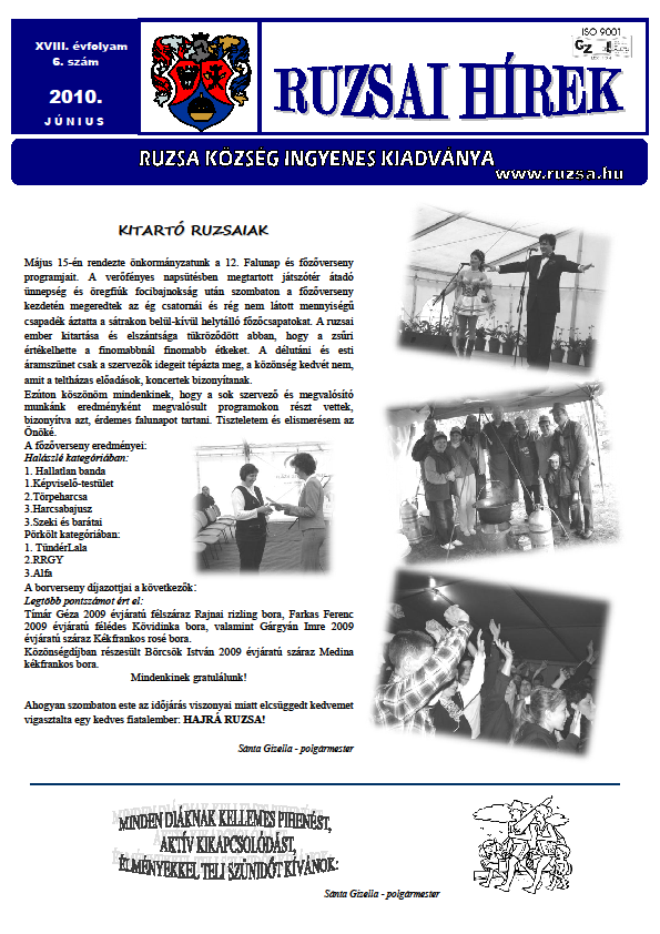 Ruzsai Hírek 1.