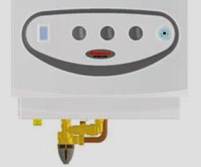 Kétfunkciós szolár szelep Napkollektoros rendszerek HMV rásegítésre